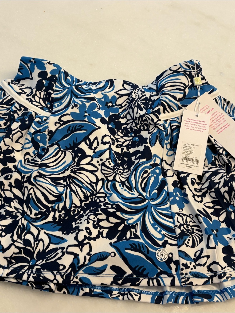 NWT Lilly Pulitzer Bacio skort UPF 50+ size XXS